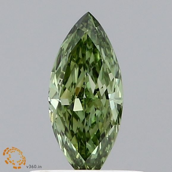 Loose Diamond - MARQUISE 0.22ct Fancy Vivid Green VVS2: Loose Diamond - MARQUISE 0.22ct Fancy Vivid Green VVS2 Source: This is a real non-mined Diamond that has been grown in a lab Shape: MARQUISE Carats: 0.22 Color: Fancy Vivid Green Certification: IGI