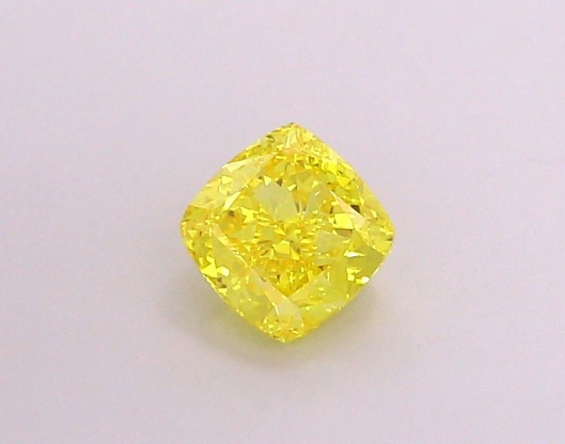 Loose Diamond - CUSHION MODIFIED 1.0ct Fancy Vivid Yellow VVS2 (1 of 1)