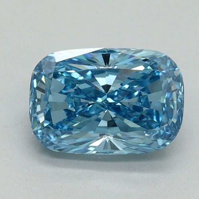 Loose Diamond - CUSHION BRILLIANT 1.1ct Fancy Vivid Blue VS1: Loose Diamond - CUSHION BRILLIANT 1.1ct Fancy Vivid Blue VS1 Source: This is a real non-mined Diamond that has been grown in a lab Shape: CUSHION BRILLIANT Carats: 1.1 Color: Fancy Vivid Blue Certific