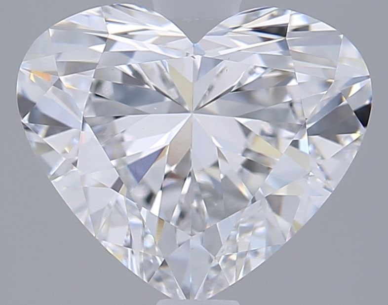 Loose Diamond - HEART 2.06ct D VS1: Loose Diamond - HEART 2.06ct D VS1 Source: This is a real non-mined Diamond that has been grown in a lab Shape: HEART Carats: 2.06 Color: D Clarity: VS1 Certification: IGI Video: