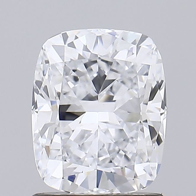 Loose Diamond - CUSHION BRILLIANT 1.42ct D VVS2: Loose Diamond - CUSHION BRILLIANT 1.42ct D VVS2 Source: This is a real non-mined Diamond that has been grown in a lab Shape: CUSHION BRILLIANT Carats: 1.42 Color: D Clarity: VVS2 Certification: IGI Vi