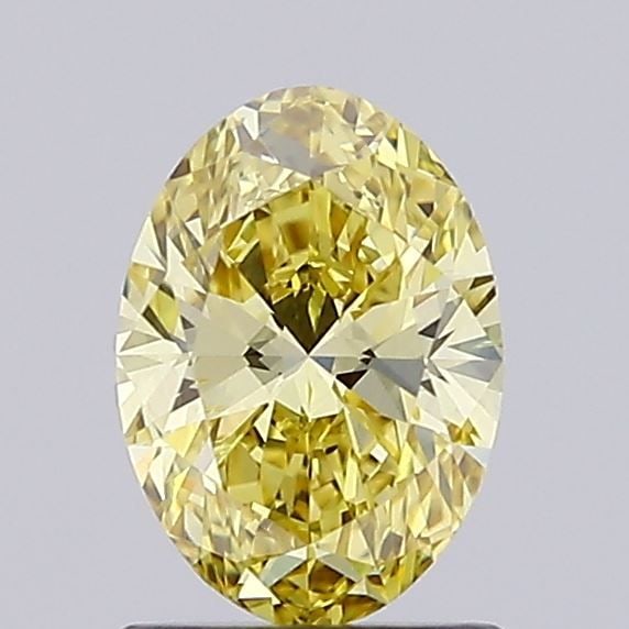 Loose Diamond - OVAL 1.0ct Fancy Intense Yellow VS2: Loose Diamond - OVAL 1.0ct Fancy Intense Yellow VS2 Source: This is a real non-mined Diamond that has been grown in a lab Shape: OVAL Carats: 1.0 Color: Fancy Intense Yellow Certification: IGI Video: