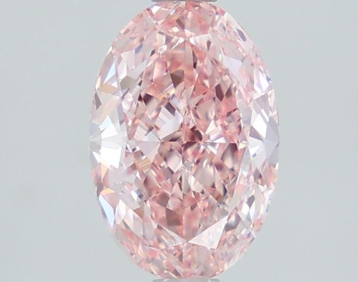 Loose Diamond - OVAL 1.41ct Fancy Vivid Pink VVS2: Loose Diamond - OVAL 1.41ct Fancy Vivid Pink VVS2 Source: This is a real non-mined Diamond that has been grown in a lab Shape: OVAL Carats: 1.41 Color: Fancy Vivid Pink Certification: IGI Video: