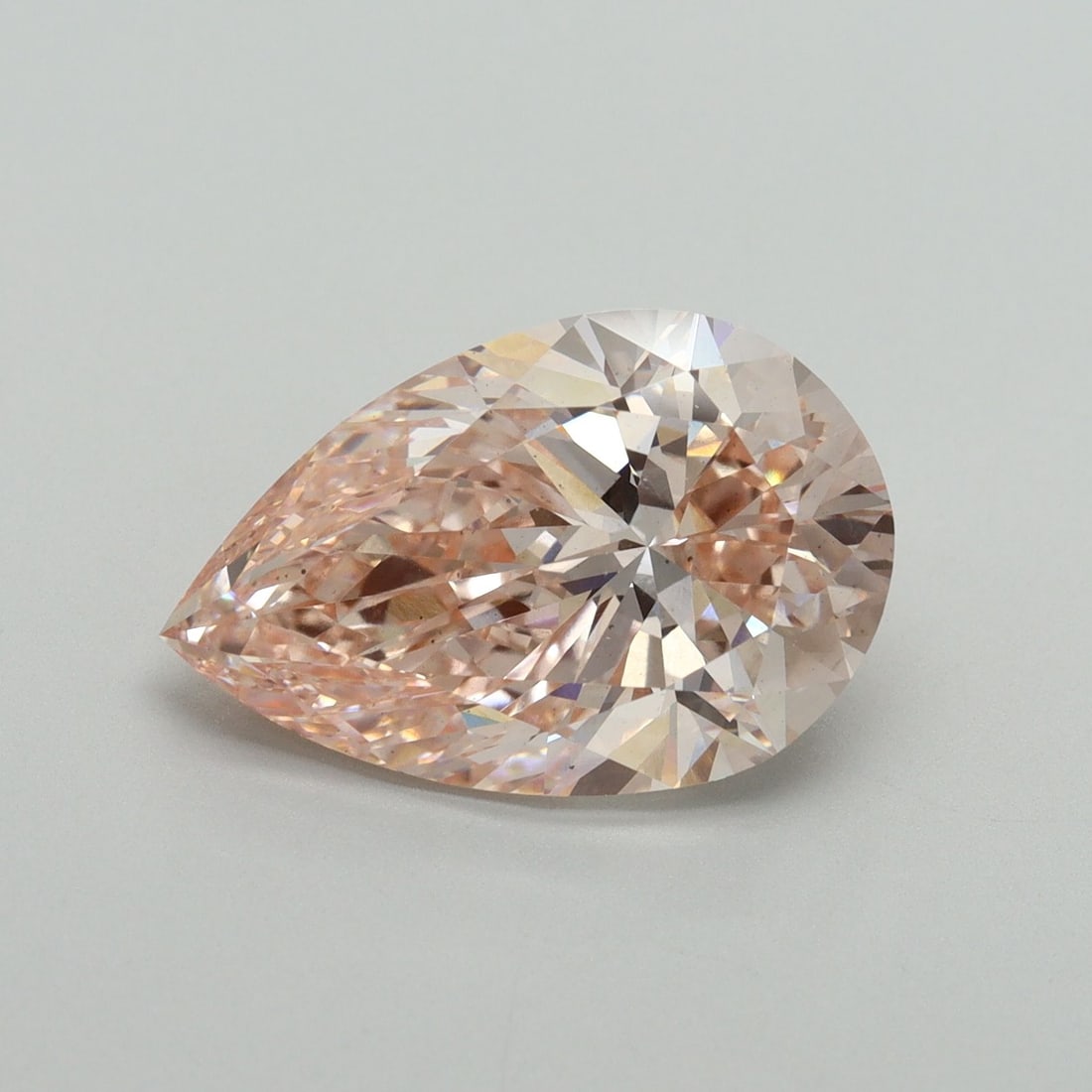 Loose Diamond - PEAR 5.01ct Fancy Intense Pink VS2: Loose Diamond - PEAR 5.01ct Fancy Intense Pink VS2 Source: This is a real non-mined Diamond that has been grown in a lab Shape: PEAR Carats: 5.01 Color: Fancy Intense Pink Certification: IGI Video: