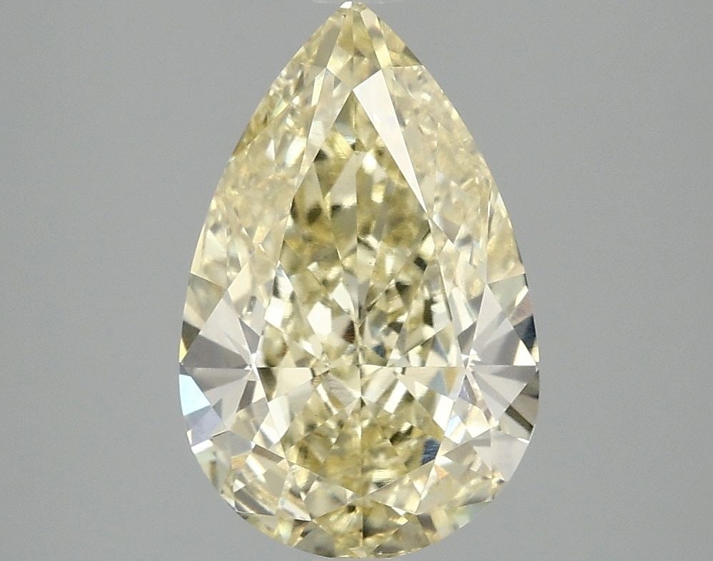 Loose Diamond - PEAR 3.09ct Fancy Intense Yellow VS1: Loose Diamond - PEAR 3.09ct Fancy Intense Yellow VS1 Source: This is a real non-mined Diamond that has been grown in a lab Shape: PEAR Carats: 3.09 Color: Fancy Intense Yellow Certification: IGI Video
