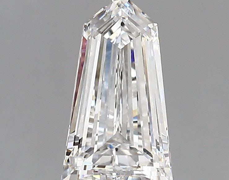 Loose Diamond - BULLET 1.03ct E VVS2: Loose Diamond - BULLET 1.03ct E VVS2 Source: This is a real non-mined Diamond that has been grown in a lab Shape: BULLET Carats: 1.03 Color: E Clarity: VVS2 Certification: IGI Video: