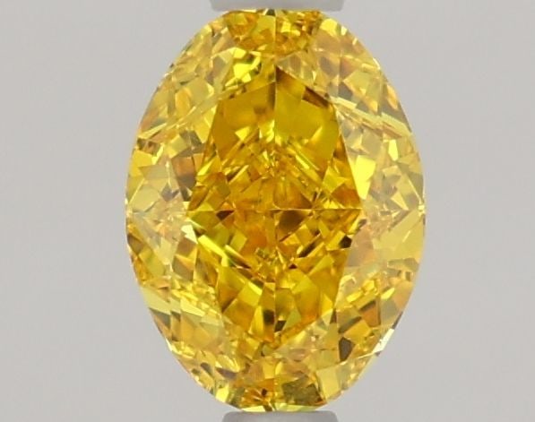 Loose Diamond - OVAL 1.04ct Fancy Vivid Yellow VVS2: Loose Diamond - OVAL 1.04ct Fancy Vivid Yellow VVS2 Source: This is a real non-mined Diamond that has been grown in a lab Shape: OVAL Carats: 1.04 Color: Fancy Vivid Yellow Certification: IGI Video: