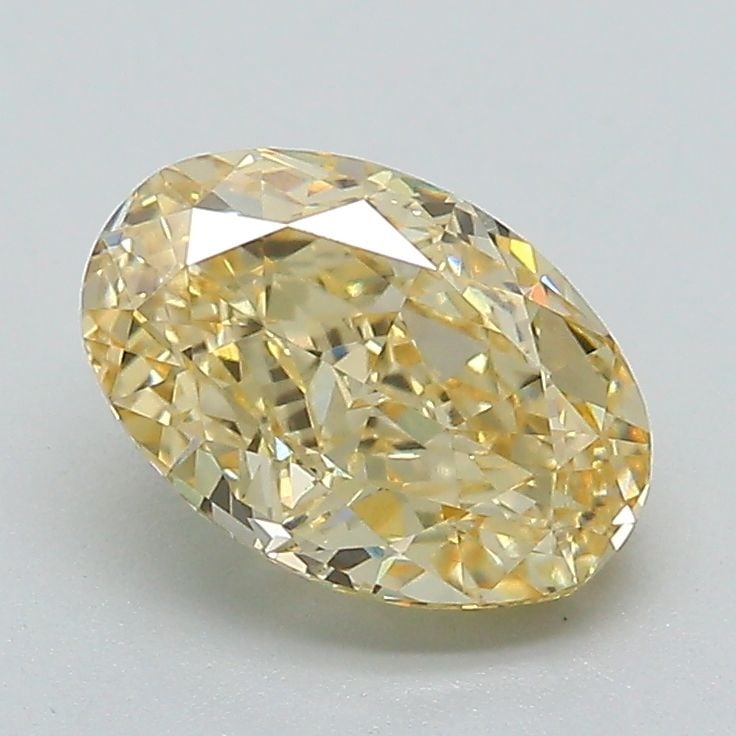 Loose Diamond - OVAL 1.6ct Fancy Intense Yellow VVS2: Loose Diamond - OVAL 1.6ct Fancy Intense Yellow VVS2 Source: This is a real non-mined Diamond that has been grown in a lab Shape: OVAL Carats: 1.6 Color: Fancy Intense Yellow Certification: IGI Video:
