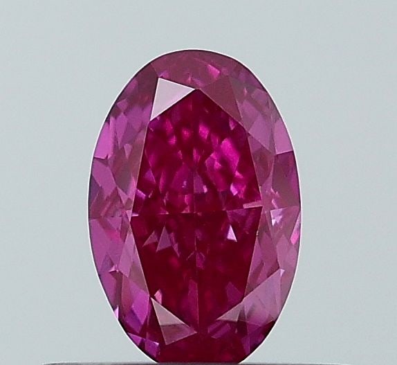 Loose Diamond - OVAL 0.52ct Fancy Vivid Pink VS1: Loose Diamond - OVAL 0.52ct Fancy Vivid Pink VS1 Source: This is a real non-mined Diamond that has been grown in a lab Shape: OVAL Carats: 0.52 Color: Fancy Vivid Pink Certification: NONE Video: