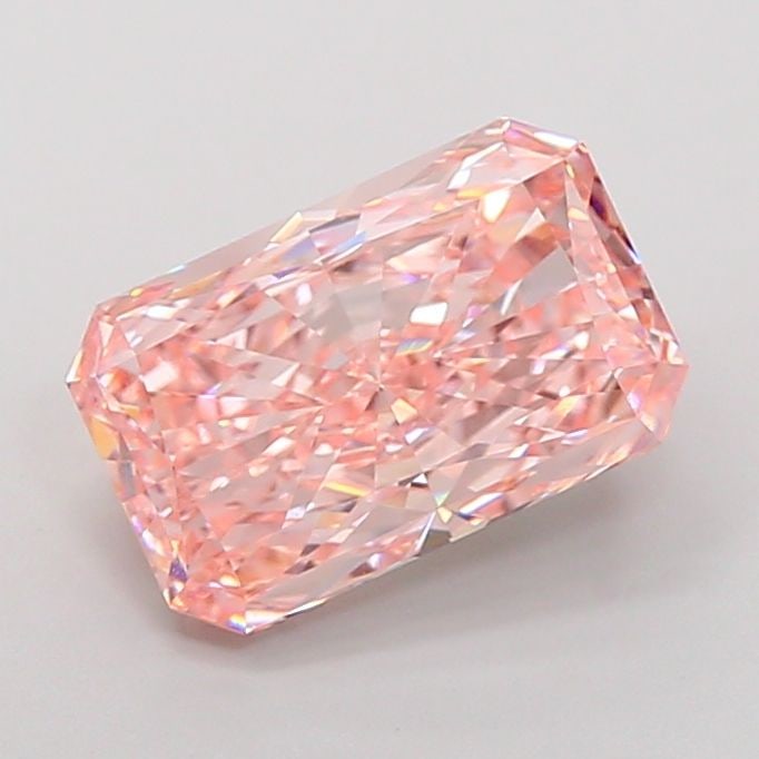 Loose Diamond - RADIANT 5.01ct Fancy Intense Pink VVS2: Loose Diamond - RADIANT 5.01ct Fancy Intense Pink VVS2 Source: This is a real non-mined Diamond that has been grown in a lab Shape: RADIANT Carats: 5.01 Color: Fancy Intense Pink Certification: IGI Vi