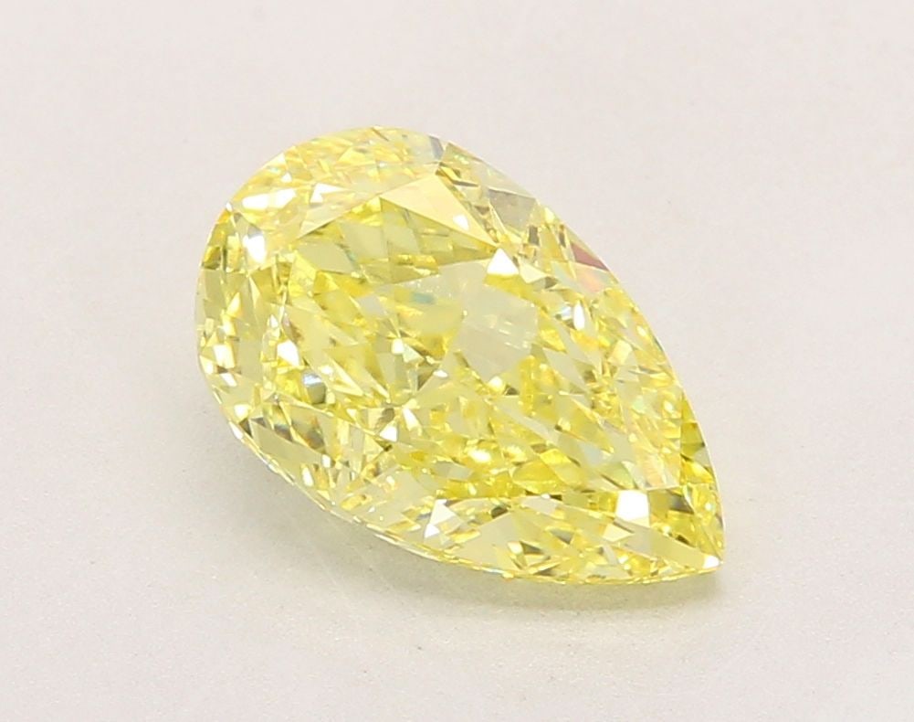Loose Diamond - PEAR 2.56ct Fancy Intense Yellow VVS2: Loose Diamond - PEAR 2.56ct Fancy Intense Yellow VVS2 Source: This is a real non-mined Diamond that has been grown in a lab Shape: PEAR Carats: 2.56 Color: Fancy Intense Yellow Certification: IGI Vide
