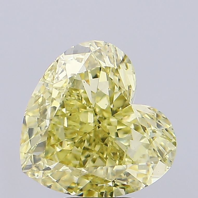 Loose Diamond - HEART 8.05ct Fancy Intense Yellow VS1: Loose Diamond - HEART 8.05ct Fancy Intense Yellow VS1 Source: This is a real non-mined Diamond that has been grown in a lab Shape: HEART Carats: 8.05 Color: Fancy Intense Yellow Certification: NONE
