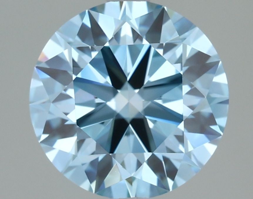 Ideal Loose Diamond - ROUND 2.1ct Fancy Vivid Blue VVS2: Ideal Loose Diamond - ROUND 2.1ct Fancy Vivid Blue VVS2 Source: This is a real non-mined Diamond that has been grown in a lab Shape: ROUND Carats: 2.1 Color: Fancy Vivid Blue Certification: IGI Video: