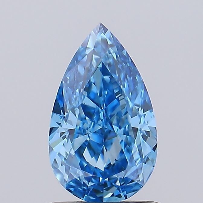 Loose Diamond - PEAR 1.0ct Fancy Vivid Blue VS1: Loose Diamond - PEAR 1.0ct Fancy Vivid Blue VS1 Source: This is a real non-mined Diamond that has been grown in a lab Shape: PEAR Carats: 1.0 Color: Fancy Vivid Blue Certification: IGI Video: Video