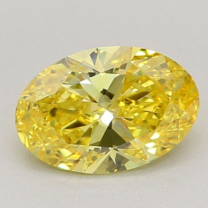 Loose Diamond - OVAL 0.71ct Fancy Vivid Yellow VVS1: Loose Diamond - OVAL 0.71ct Fancy Vivid Yellow VVS1 Source: This is a real non-mined Diamond that has been grown in a lab Shape: OVAL Carats: 0.71 Color: Fancy Vivid Yellow Certification: IGI Video: