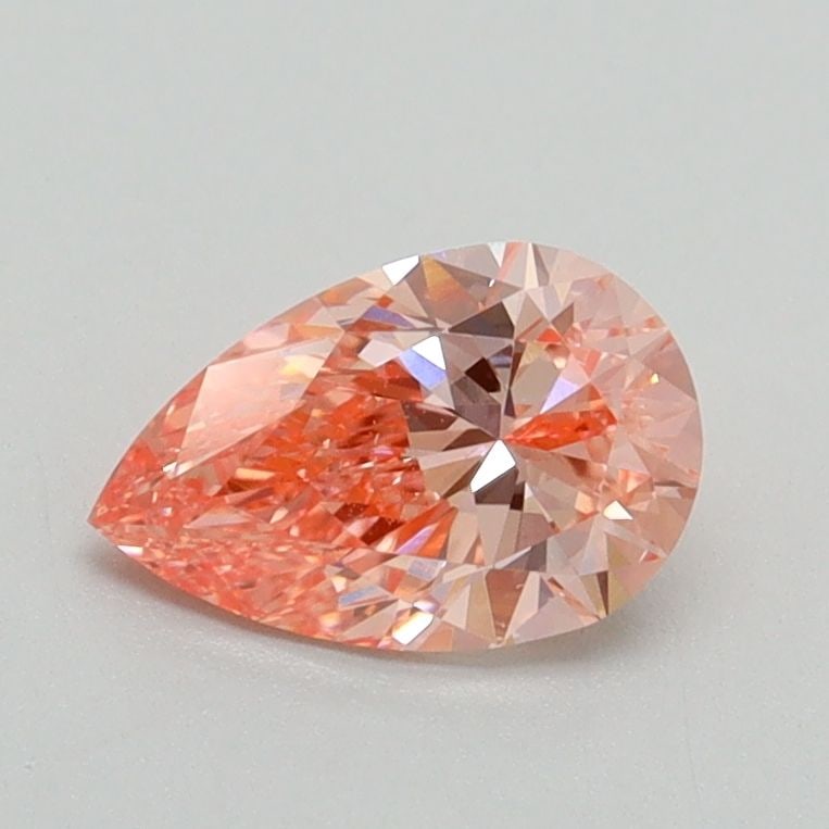 Loose Diamond - PEAR 0.74ct Fancy Vivid Pink VS1: Loose Diamond - PEAR 0.74ct Fancy Vivid Pink VS1 Source: This is a real non-mined Diamond that has been grown in a lab Shape: PEAR Carats: 0.74 Color: Fancy Vivid Pink Certification: IGI Video: