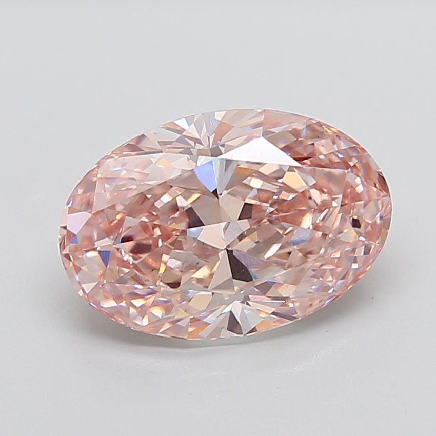 Loose Diamond - OVAL 6.04ct Fancy Brownish Pink VS1: Loose Diamond - OVAL 6.04ct Fancy Brownish Pink VS1 Source: This is a real non-mined Diamond that has been grown in a lab Shape: OVAL Carats: 6.04 Color: Fancy Brownish Pink Certification: IGI Additio