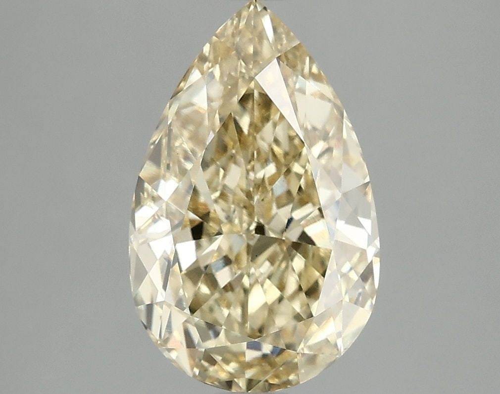 Loose Diamond - PEAR 3.02ct Fancy Intense Yellow VS1: Loose Diamond - PEAR 3.02ct Fancy Intense Yellow VS1 Source: This is a real non-mined Diamond that has been grown in a lab Shape: PEAR Carats: 3.02 Color: Fancy Intense Yellow Certification: IGI Video