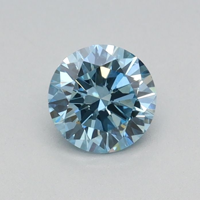 Loose Diamond - ROUND 0.34ct Fancy Vivid Blue VVS2: Loose Diamond - ROUND 0.34ct Fancy Vivid Blue VVS2 Source: This is a real non-mined Diamond that has been grown in a lab Shape: ROUND Carats: 0.34 Color: Fancy Vivid Blue Certification: IGI Video:
