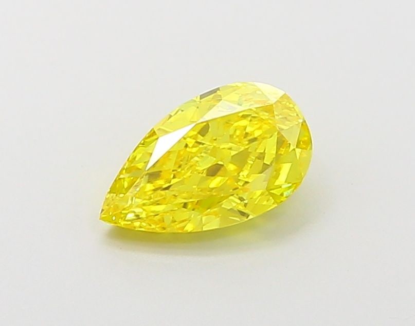 Loose Diamond - PEAR 1.01ct Fancy Vivid Yellow VS1: Loose Diamond - PEAR 1.01ct Fancy Vivid Yellow VS1 Source: This is a real non-mined Diamond that has been grown in a lab Shape: PEAR Carats: 1.01 Color: Fancy Vivid Yellow Certification: IGI Video: