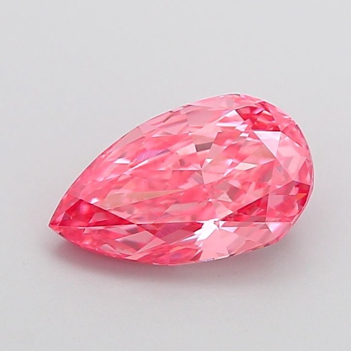 Loose Diamond - PEAR 1.52ct Fancy Vivid Pink VS1: Loose Diamond - PEAR 1.52ct Fancy Vivid Pink VS1 Source: This is a real non-mined Diamond that has been grown in a lab Shape: PEAR Carats: 1.52 Color: Fancy Vivid Pink Certification: IGI Video: