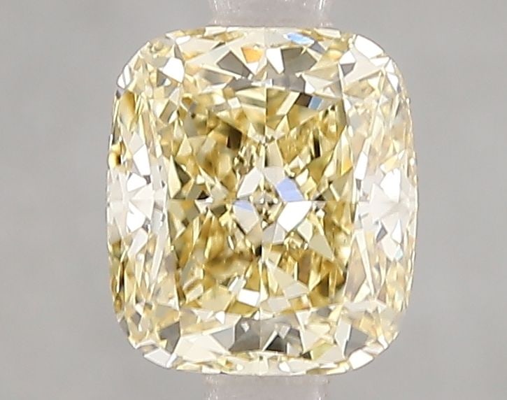Loose Diamond - CUSHION MODIFIED 1.5ct Fancy Intense Yellow VS2: Loose Diamond - CUSHION MODIFIED 1.5ct Fancy Intense Yellow VS2 Source: This is a real non-mined Diamond that has been grown in a lab Shape: CUSHION MODIFIED Carats: 1.5 Color: Fancy Intense Yellow