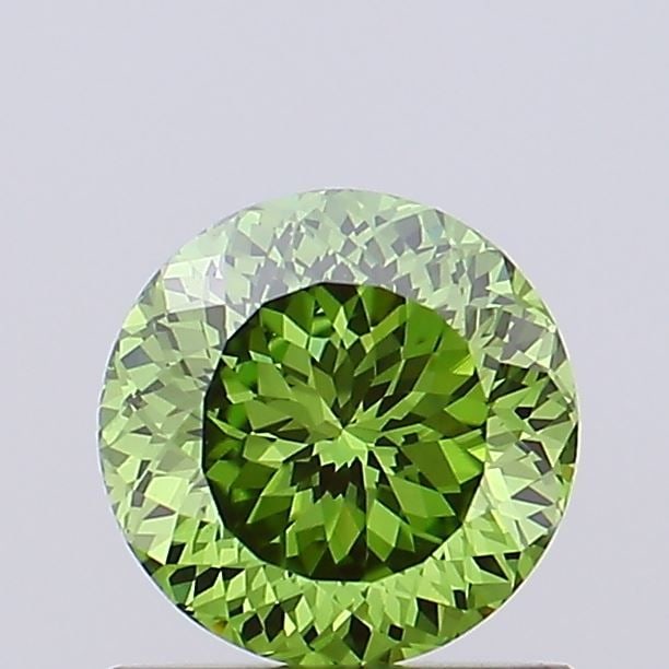 Loose Diamond - ROUND 0.92ct Fancy Vivid Green VS1: Loose Diamond - ROUND 0.92ct Fancy Vivid Green VS1 Source: This is a real non-mined Diamond that has been grown in a lab Shape: ROUND Carats: 0.92 Color: Fancy Vivid Green Certification: IGI Video: