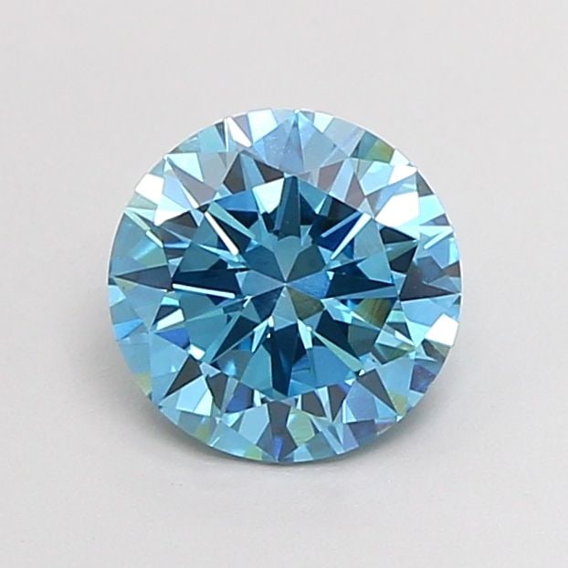 Loose Diamond - ROUND 1.28ct Fancy Vivid Blue VS1: Loose Diamond - ROUND 1.28ct Fancy Vivid Blue VS1 Source: This is a real non-mined Diamond that has been grown in a lab Shape: ROUND Carats: 1.28 Color: Fancy Vivid Blue Certification: IGI Video: