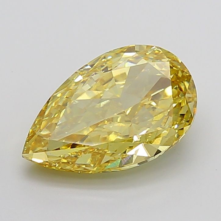 Loose Diamond - PEAR 8.52ct Fancy Intense Yellow VS1: Loose Diamond - PEAR 8.52ct Fancy Intense Yellow VS1 Source: This is a real non-mined Diamond that has been grown in a lab Shape: PEAR Carats: 8.52 Color: Fancy Intense Yellow Certification: IGI Video