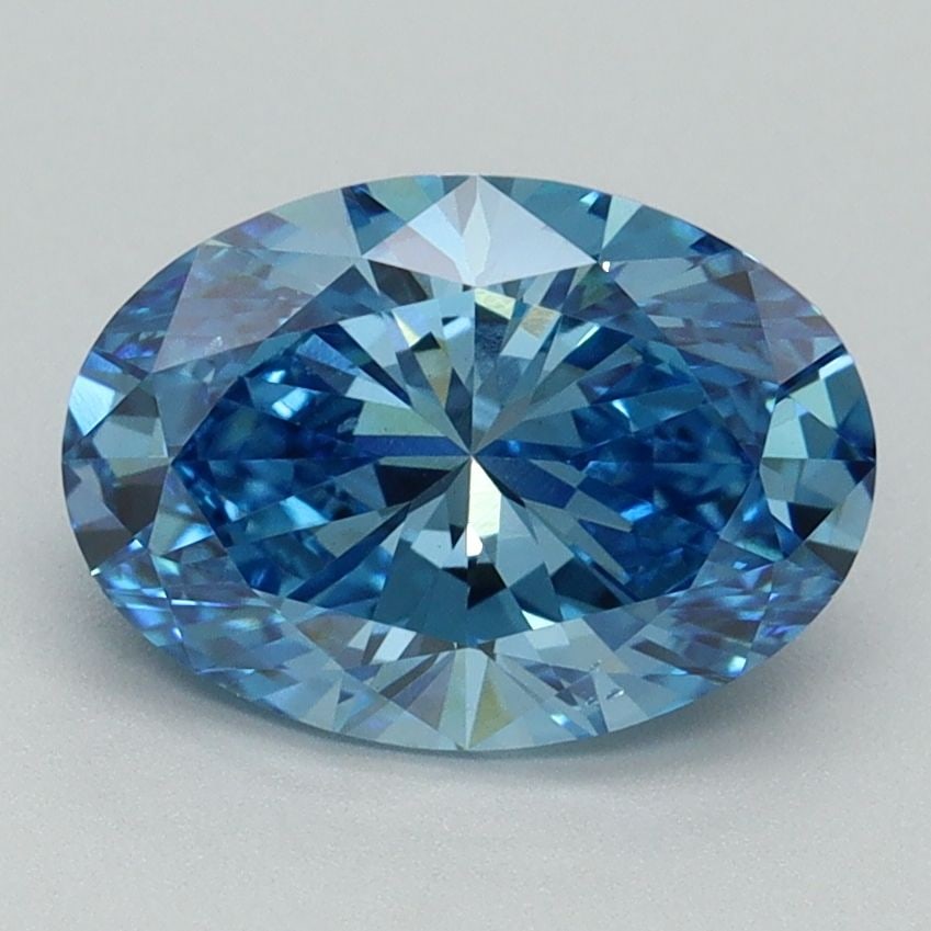 Loose Diamond - OVAL 2.0ct Fancy Vivid Blue VS1: Loose Diamond - OVAL 2.0ct Fancy Vivid Blue VS1 Source: This is a real non-mined Diamond that has been grown in a lab Shape: OVAL Carats: 2.0 Color: Fancy Vivid Blue Certification: IGI Video: