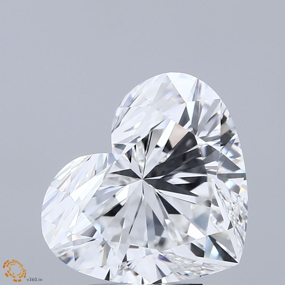 Loose Diamond - HEART 5.02ct F IF: Loose Diamond - HEART 5.02ct F IF Source: This is a real non-mined Diamond that has been grown in a lab Shape: HEART Carats: 5.02 Color: F Clarity: IF Certification: IGI Video: