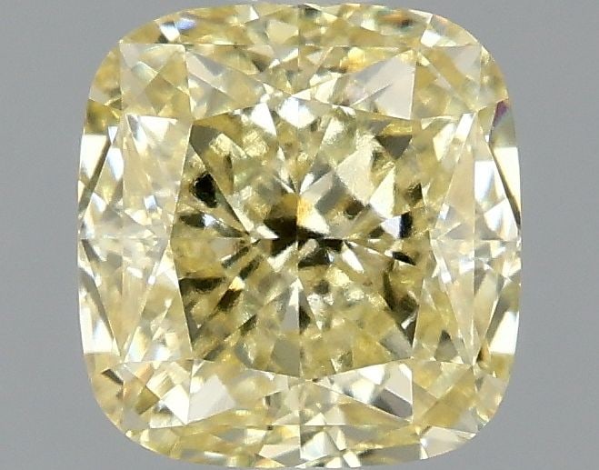 Loose Diamond - CUSHION MODIFIED 1.59ct Fancy Intense Yellow VVS2: Loose Diamond - CUSHION MODIFIED 1.59ct Fancy Intense Yellow VVS2 Source: This is a real non-mined Diamond that has been grown in a lab Shape: CUSHION MODIFIED Carats: 1.59 Color: Fancy Intense Yellow