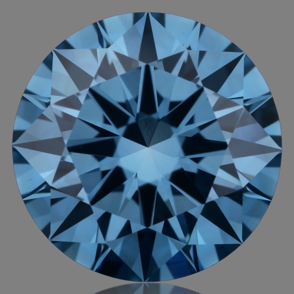 Loose Diamond - ROUND 2.23ct Fancy Vivid Blue VVS2: Loose Diamond - ROUND 2.23ct Fancy Vivid Blue VVS2 Source: This is a real non-mined Diamond that has been grown in a lab Shape: ROUND Carats: 2.23 Color: Fancy Vivid Blue Certification: IGI Video: