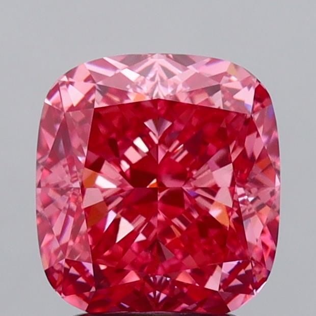 Loose Diamond - CUSHION MODIFIED 2.86ct Fancy Vivid Pink VVS2: Loose Diamond - CUSHION MODIFIED 2.86ct Fancy Vivid Pink VVS2 Source: This is a real non-mined Diamond that has been grown in a lab Shape: CUSHION MODIFIED Carats: 2.86 Color: Fancy Vivid Pink Certifi