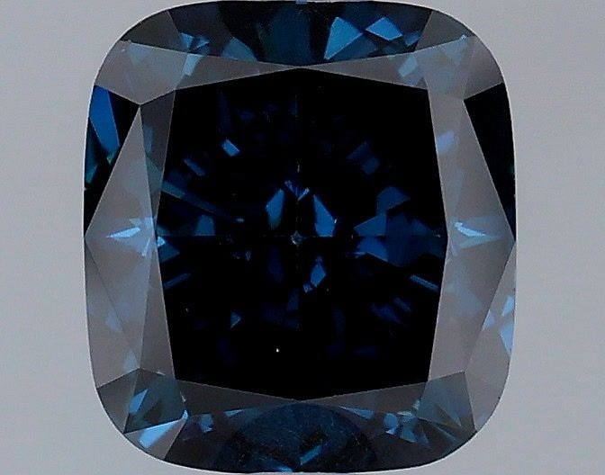Loose Diamond - CUSHION MODIFIED 1.6ct Fancy Deep Blue VS2: Loose Diamond - CUSHION MODIFIED 1.6ct Fancy Deep Blue VS2 Source: This is a real non-mined Diamond that has been grown in a lab Shape: CUSHION MODIFIED Carats: 1.6 Color: Fancy Deep Blue Certificatio