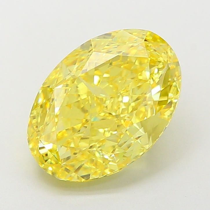 Loose Diamond - OVAL 5.36ct Fancy Vivid Yellow VS1: Loose Diamond - OVAL 5.36ct Fancy Vivid Yellow VS1 Source: This is a real non-mined Diamond that has been grown in a lab Shape: OVAL Carats: 5.36 Color: Fancy Vivid Yellow Certification: IGI Video: