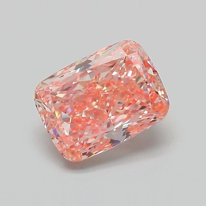 Loose Diamond - CUSHION MODIFIED 2.31ct Fancy Vivid Pink VVS2: Loose Diamond - CUSHION MODIFIED 2.31ct Fancy Vivid Pink VVS2 Source: This is a real non-mined Diamond that has been grown in a lab Shape: CUSHION MODIFIED Carats: 2.31 Color: Fancy Vivid Pink Certifi