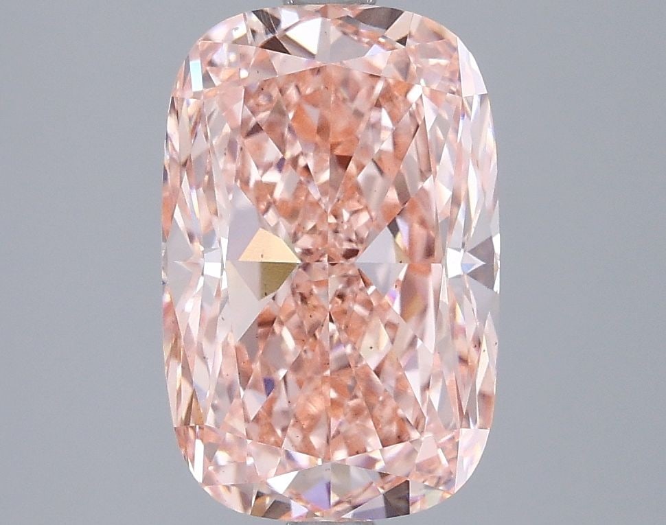 Loose Diamond - CUSHION MODIFIED 3.5ct Fancy Vivid Pink VS2: Loose Diamond - CUSHION MODIFIED 3.5ct Fancy Vivid Pink VS2 Source: This is a real non-mined Diamond that has been grown in a lab Shape: CUSHION MODIFIED Carats: 3.5 Color: Fancy Vivid Pink Certificat