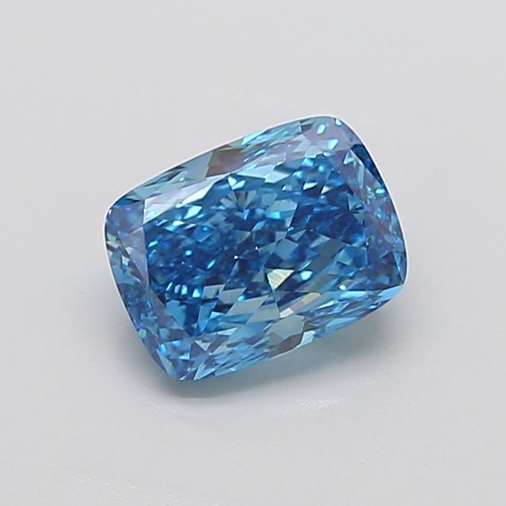 Loose Diamond - CUSHION MODIFIED 2.7ct Fancy Vivid Blue VVS2: Loose Diamond - CUSHION MODIFIED 2.7ct Fancy Vivid Blue VVS2 Source: This is a real non-mined Diamond that has been grown in a lab Shape: CUSHION MODIFIED Carats: 2.7 Color: Fancy Vivid Blue Certifica