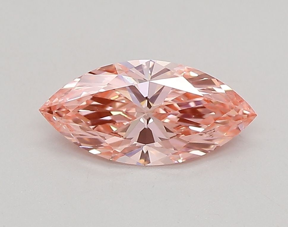 Loose Diamond - MARQUISE 0.62ct Fancy Vivid Pink VVS2: Loose Diamond - MARQUISE 0.62ct Fancy Vivid Pink VVS2 Source: This is a real non-mined Diamond that has been grown in a lab Shape: MARQUISE Carats: 0.62 Color: Fancy Vivid Pink Certification: IGI Vide