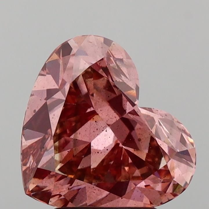 Loose Diamond - HEART 3.11ct Fancy Intense Brown Pink SI2: Loose Diamond - HEART 3.11ct Fancy Intense Brown Pink SI2 Source: This is a real non-mined Diamond that has been grown in a lab Shape: HEART Carats: 3.11 Color: Fancy Intense Brown Pink Certification: