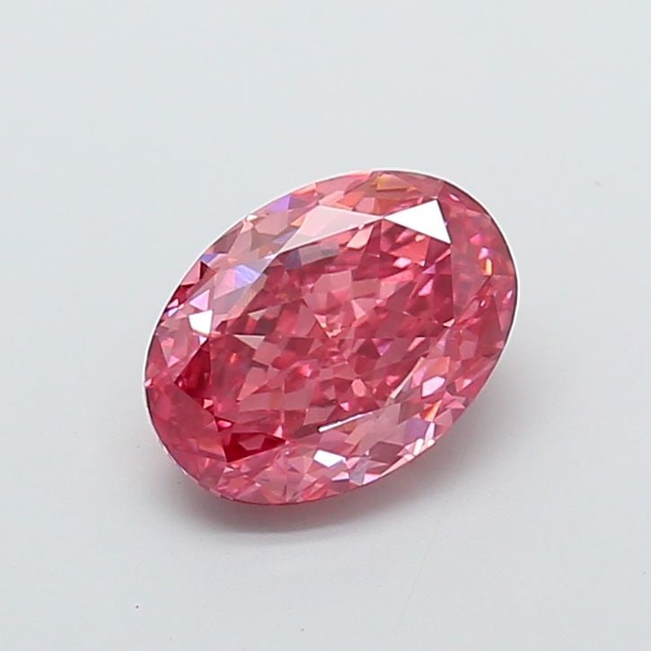 Loose Diamond - OVAL 3.81ct Fancy Vivid Pink VS1: Loose Diamond - OVAL 3.81ct Fancy Vivid Pink VS1 Source: This is a real non-mined Diamond that has been grown in a lab Shape: OVAL Carats: 3.81 Color: Fancy Vivid Pink Certification: IGI Video: