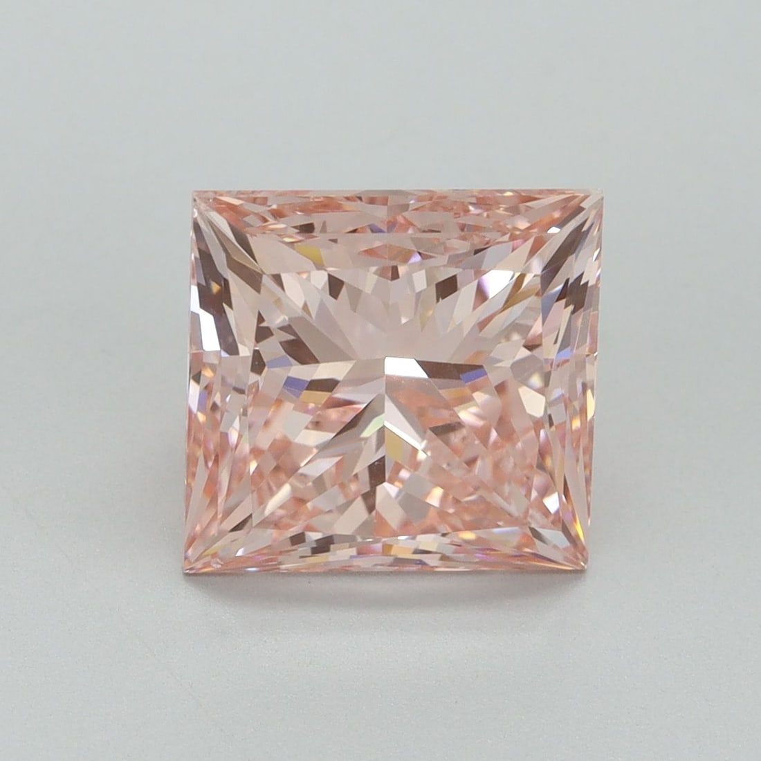 Loose Diamond - PRINCESS 4.51ct Fancy Intense Pink VS2: Loose Diamond - PRINCESS 4.51ct Fancy Intense Pink VS2 Source: This is a real non-mined Diamond that has been grown in a lab Shape: PRINCESS Carats: 4.51 Color: Fancy Intense Pink Certification: IGI V