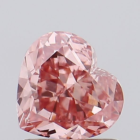 Loose Diamond - HEART 1.47ct Fancy Intense Brownish Pink VS2: Loose Diamond - HEART 1.47ct Fancy Intense Brownish Pink VS2 Source: This is a real non-mined Diamond that has been grown in a lab Shape: HEART Carats: 1.47 Color: Fancy Intense Brownish Pink Certific