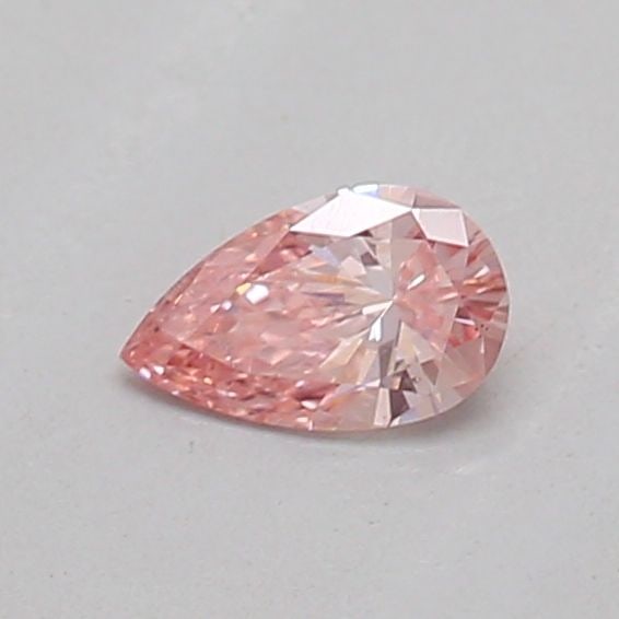 Loose Diamond - PEAR 0.14ct Fancy Vivid Pink VS2: Loose Diamond - PEAR 0.14ct Fancy Vivid Pink VS2 Source: This is a real non-mined Diamond that has been grown in a lab Shape: PEAR Carats: 0.14 Color: Fancy Vivid Pink Certification: IGI Additional im