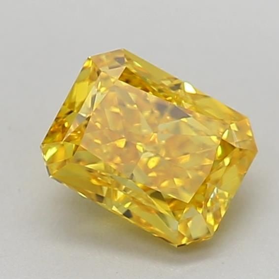 Loose Diamond - RADIANT 1.01ct Fancy Vivid Yellow VVS2: Loose Diamond - RADIANT 1.01ct Fancy Vivid Yellow VVS2 Source: This is a real non-mined Diamond that has been grown in a lab Shape: RADIANT Carats: 1.01 Color: Fancy Vivid Yellow Certification: IGI Vi