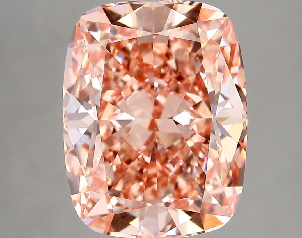 Loose Diamond - CUSHION MODIFIED 5.01ct Fancy Vivid Pink VVS2: Loose Diamond - CUSHION MODIFIED 5.01ct Fancy Vivid Pink VVS2 Source: This is a real non-mined Diamond that has been grown in a lab Shape: CUSHION MODIFIED Carats: 5.01 Color: Fancy Vivid Pink Certifi