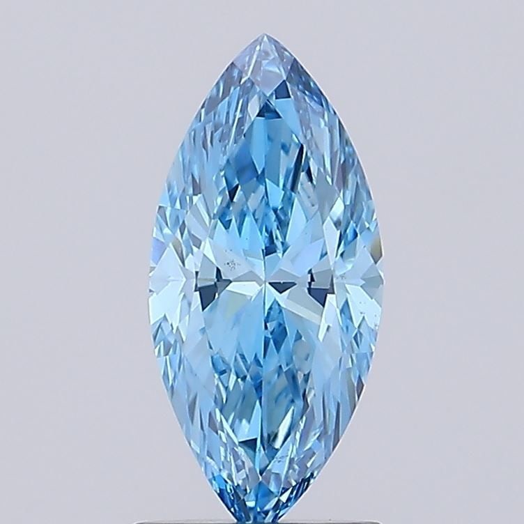 Loose Diamond - MARQUISE 1.32ct Fancy Vivid Blue VS2: Loose Diamond - MARQUISE 1.32ct Fancy Vivid Blue VS2 Source: This is a real non-mined Diamond that has been grown in a lab Shape: MARQUISE Carats: 1.32 Color: Fancy Vivid Blue Certification: NONE