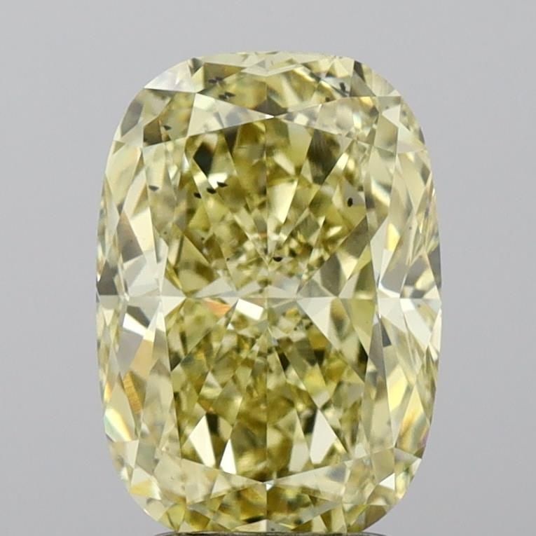 Loose Diamond - CUSHION BRILLIANT 3.03ct Fancy Intense Yellow SI1: Loose Diamond - CUSHION BRILLIANT 3.03ct Fancy Intense Yellow SI1 Source: This is a real non-mined Diamond that has been grown in a lab Shape: CUSHION BRILLIANT Carats: 3.03 Color: Fancy Intense Yello