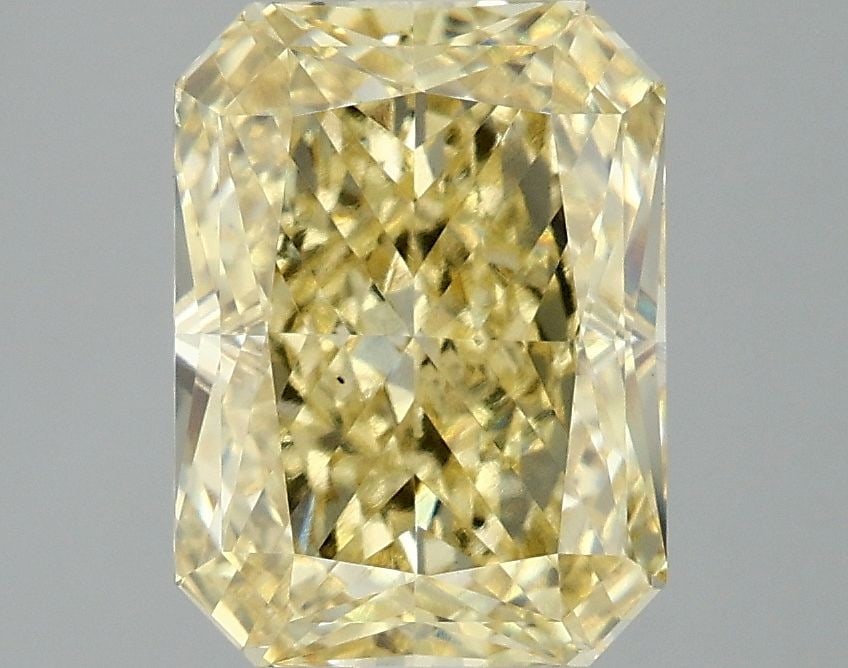 Loose Diamond - RADIANT 3.09ct Fancy Vivid Yellow VS2: Loose Diamond - RADIANT 3.09ct Fancy Vivid Yellow VS2 Source: This is a real non-mined Diamond that has been grown in a lab Shape: RADIANT Carats: 3.09 Color: Fancy Vivid Yellow Certification: IGI Vid